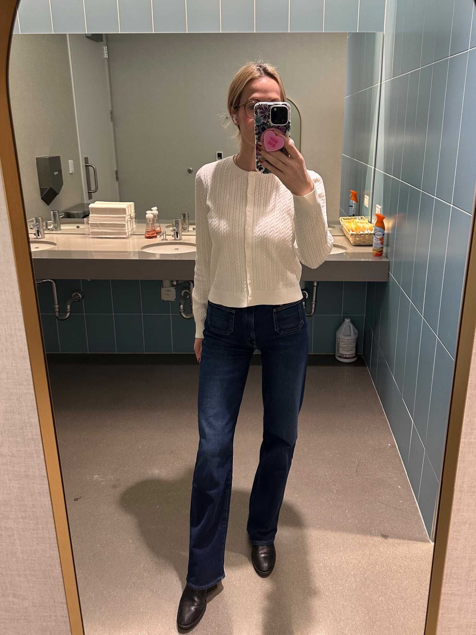 these new jeans 🤯 mother just knowssss my body 

#LTKSpringSale #LTKWorkwear #LTKFindsUnder100