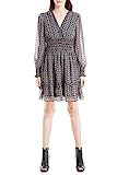 Max Studio Women's Long Sleeve Tiered Short Dress | Amazon (US)