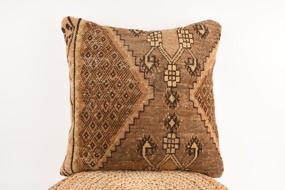 Kilim Pillow Turkish Carpet Pillow Decorative Pillow - Etsy | Etsy (US)
