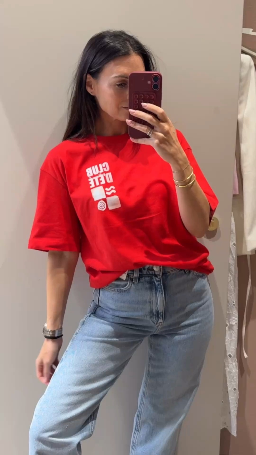 New in spring vibes at M&S 
Wearing a 10 in each top
A 10 in the jeans, usually an 8 in 
M&S jeans s 

#LTKsummer #LTKspring #LTKuk