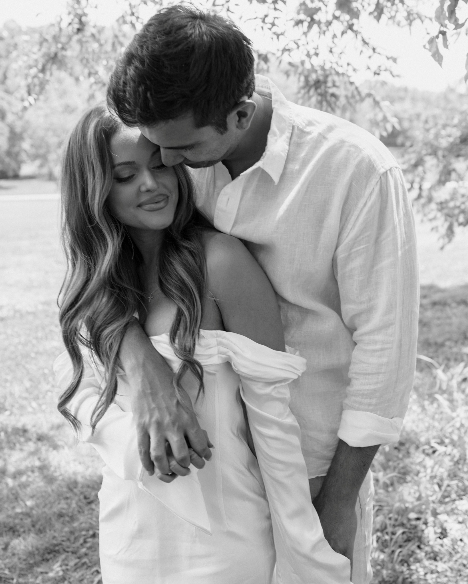 less than two months to go!!! 💍🤍👰🏼‍♀️ 

type dress if you want our engagement shoot outfit details!

📸: @katiedewald