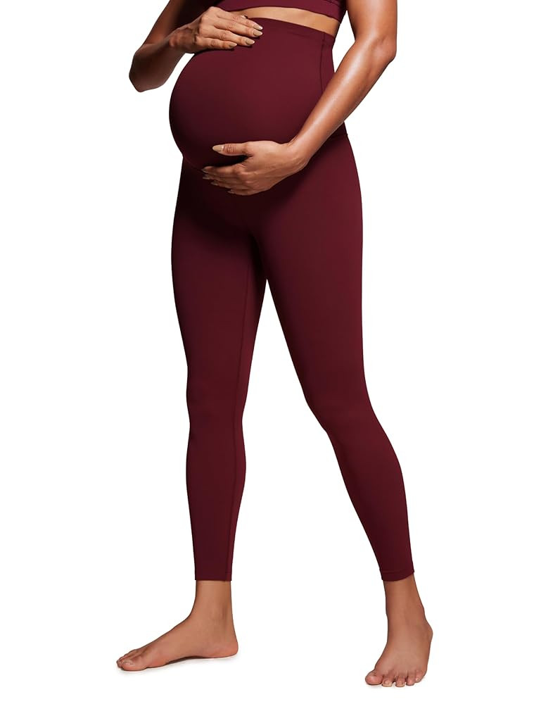 CRZ YOGA Womens Butterluxe Maternity Leggings Over The Belly 25" - Buttery Soft Workout Activewea... | Amazon (US)