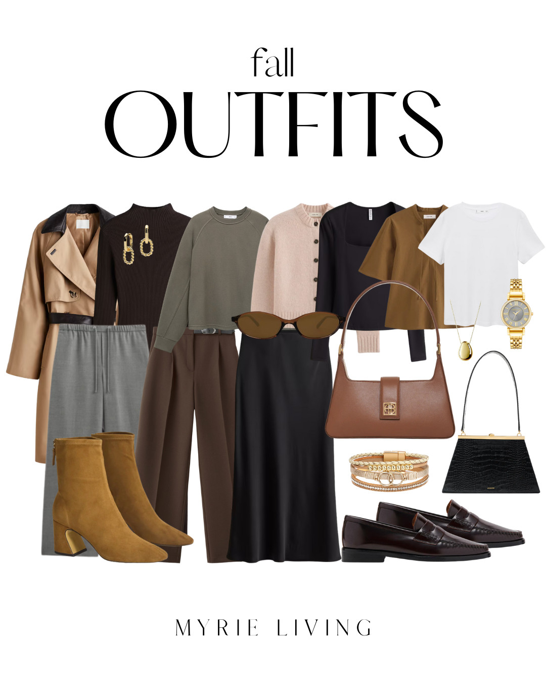 Cozy layers + chic staples = the perfect fall outfit combo

// Fall, Fall 2025, Fall Trends, 2025 Fall Trends, Fall Outfits, Fall Outfits Women, Fall Outfits 2025, Fall Outfit Fall, Fall Fashion, Fall Looks, Fall Fits, Fall Inspo, Trench Coat, Trench Coat Outfits, Crewneck Sweatshirt, Sweatshirts, Cardigan, Tie Front Shirt, Tie Front Sweater, Long Sleeve Top, Short Sleeve tshirts, Midi Skirt, Trousers, Pull On Trousers, Shoulder Bags,                                       Mini Suede Tote, Tote Bag, Shoulder Bag, Suede Shoulder Bag,  Boots, Ankle Boots, Loafers, Sunglasses, Womens Sunglasses, Accessories, Jewelry, Gold Jewelry, Necklace, Gold Necklace, Bracelets, Gold Bracelets, Bangle Bracelets, Watches Women, Gold Watches 

 #LTKSeasonal #LTKStyleTip #LTKItBag