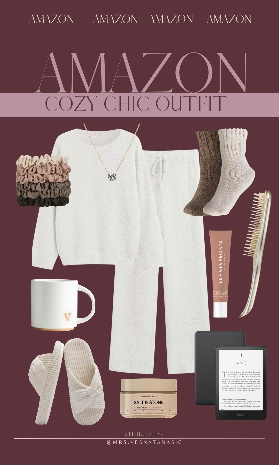 Amazon cozy chic outfit for homebody friends! @amazon #founditonamazon #amazon #amazonfinds #christmasgift #holidayinsoo #outfit #giftsforher #giftidea #ootd #christmasoutfit 

#LTKootd #LTKHoliday #LTKGiftGuide