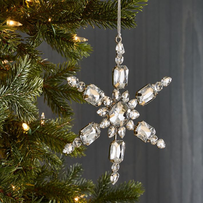 Jeweled Snowflake Ornament | West Elm (US)