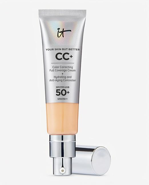IT Cosmetics CC+ Cream with SPF 50+ Full Coverage Foundation Natural Finish | Amazon (US)
