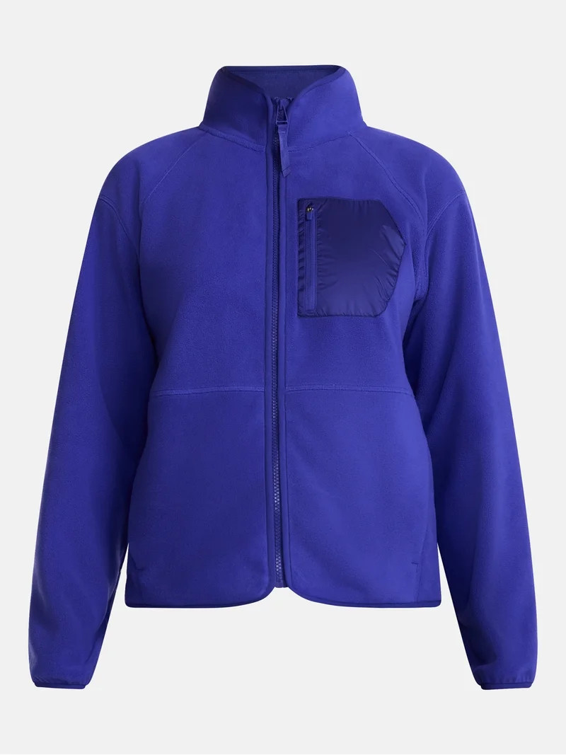Ozark Trail Women's and Women's Plus Fleece Zip Up Jacket, Sizes XS-3X | Walmart (US)