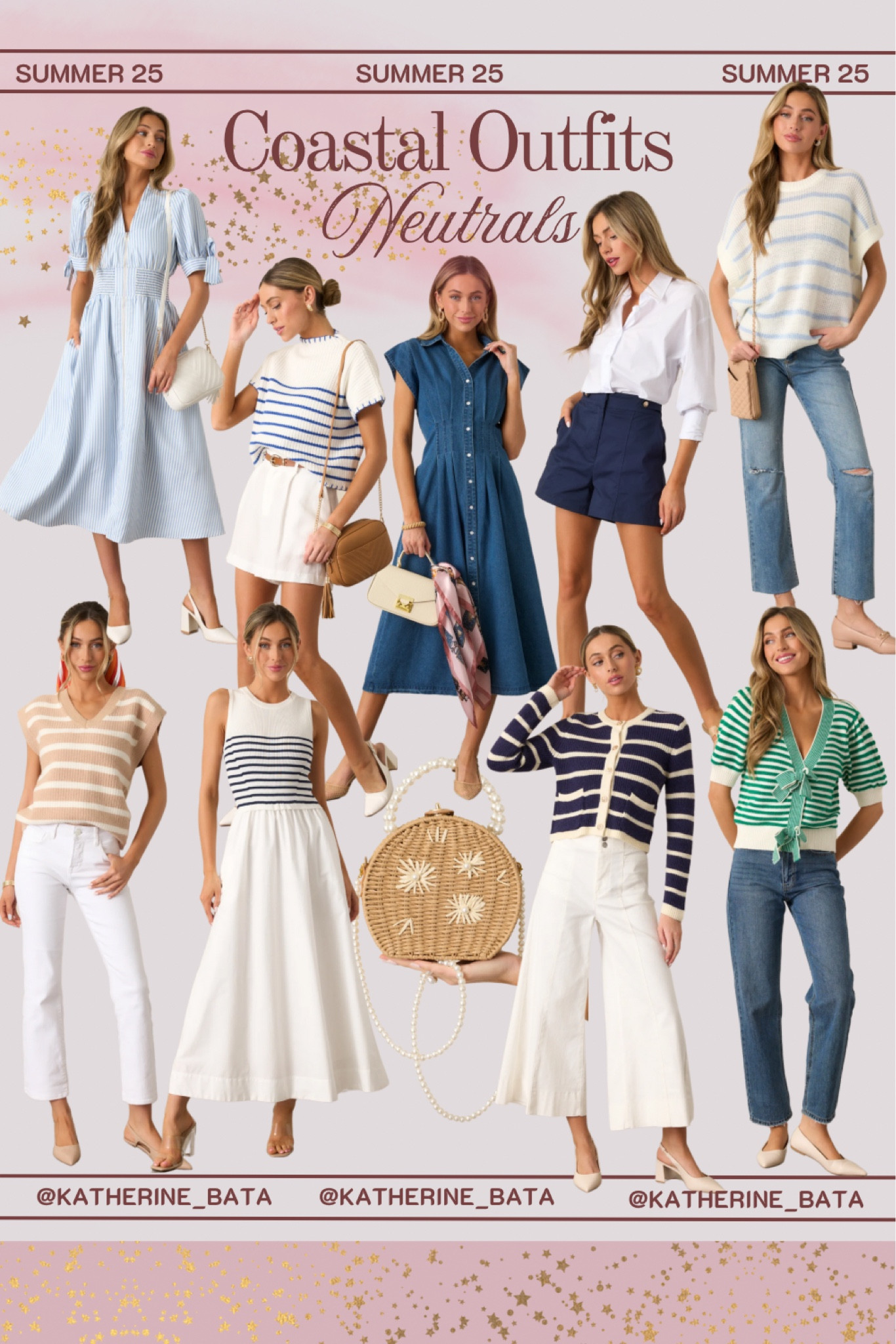 Coastal style
#stripeshirt #neutralcolors#nautical #summeroutfits