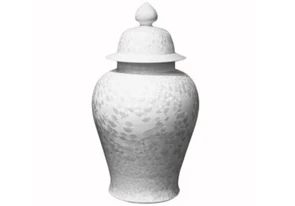CRYSTAL SHELL TEMPLE JAR | Alice Lane Home Collection