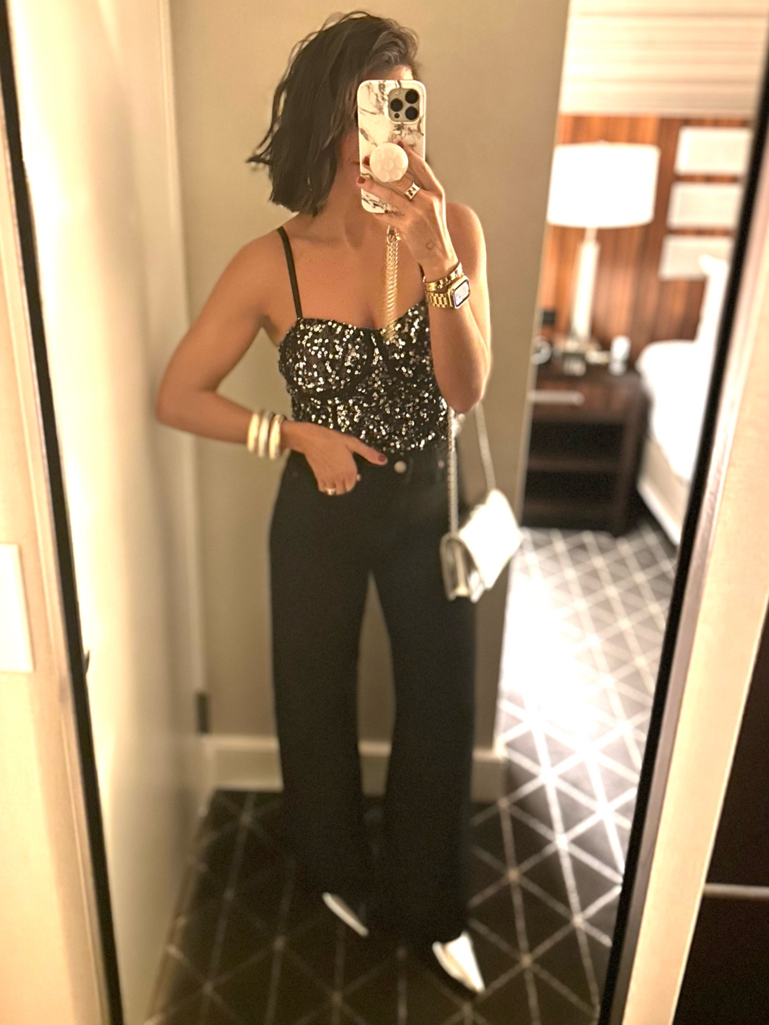 NYE fit! Small in corset, size 27 in Levi jeans. Heels fit tts 

#LTKFindsUnder100 #LTKStyleTip #LTKHoliday