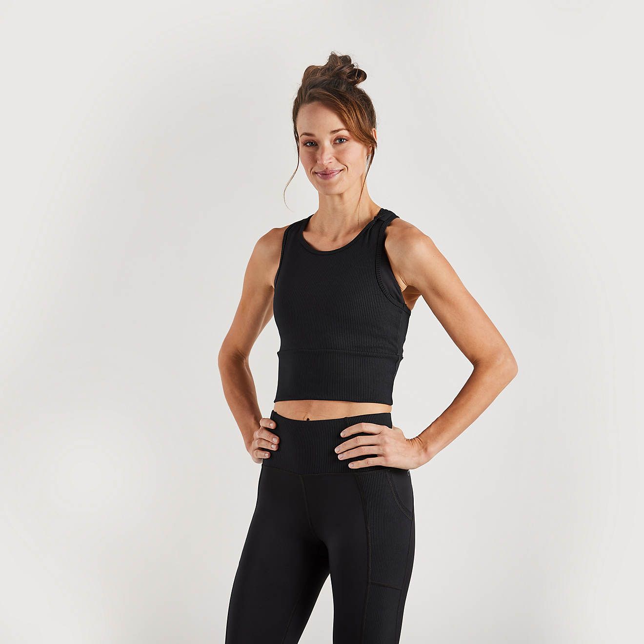 Freely Women's Hannah Ribbed Crop Tank Top | Academy | Academy Sports + Outdoors