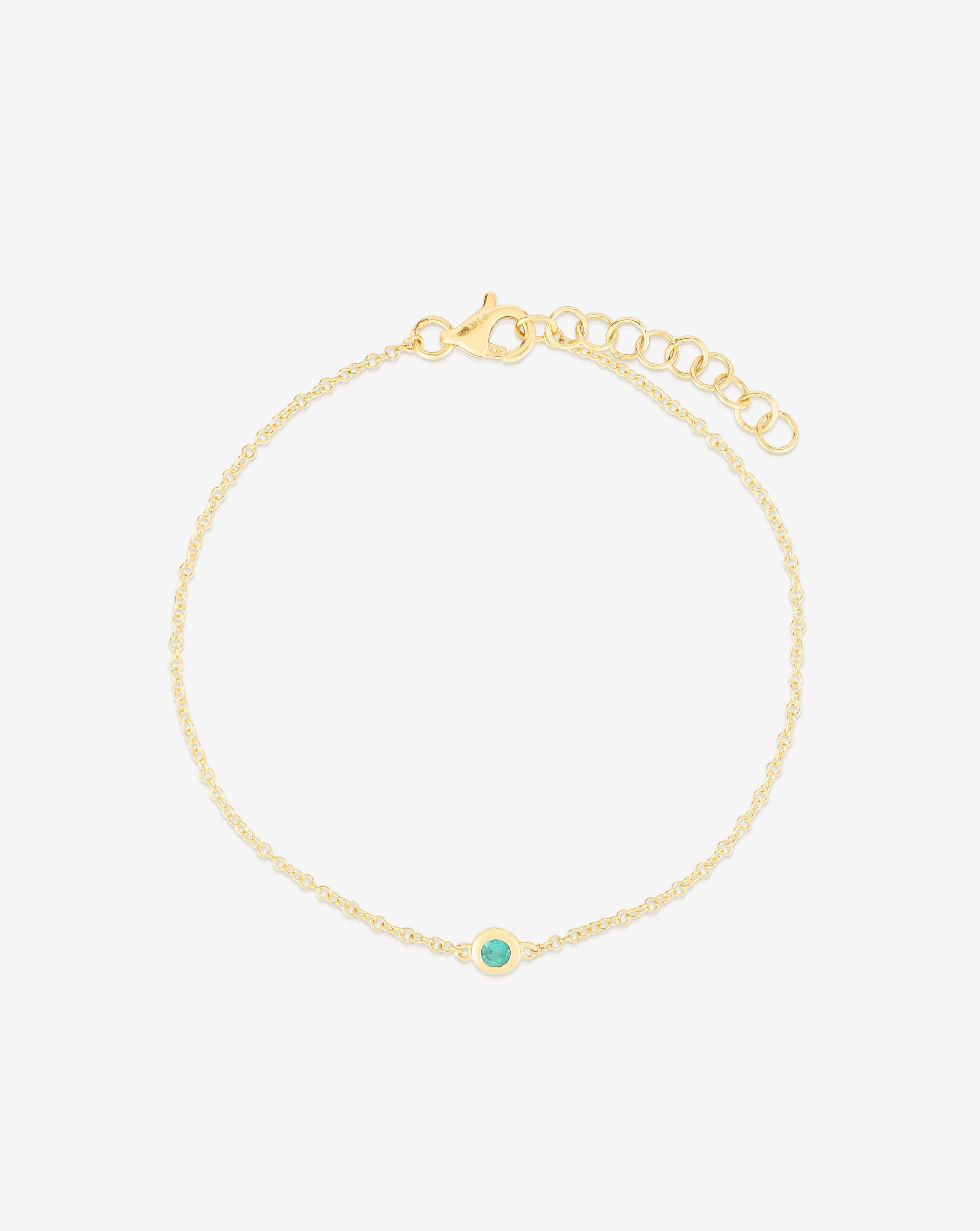 Gemstone Bezel-Set Bracelet | Ring Concierge