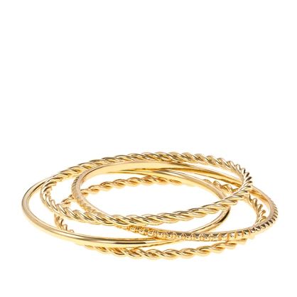 Textured bangle set | J.Crew US