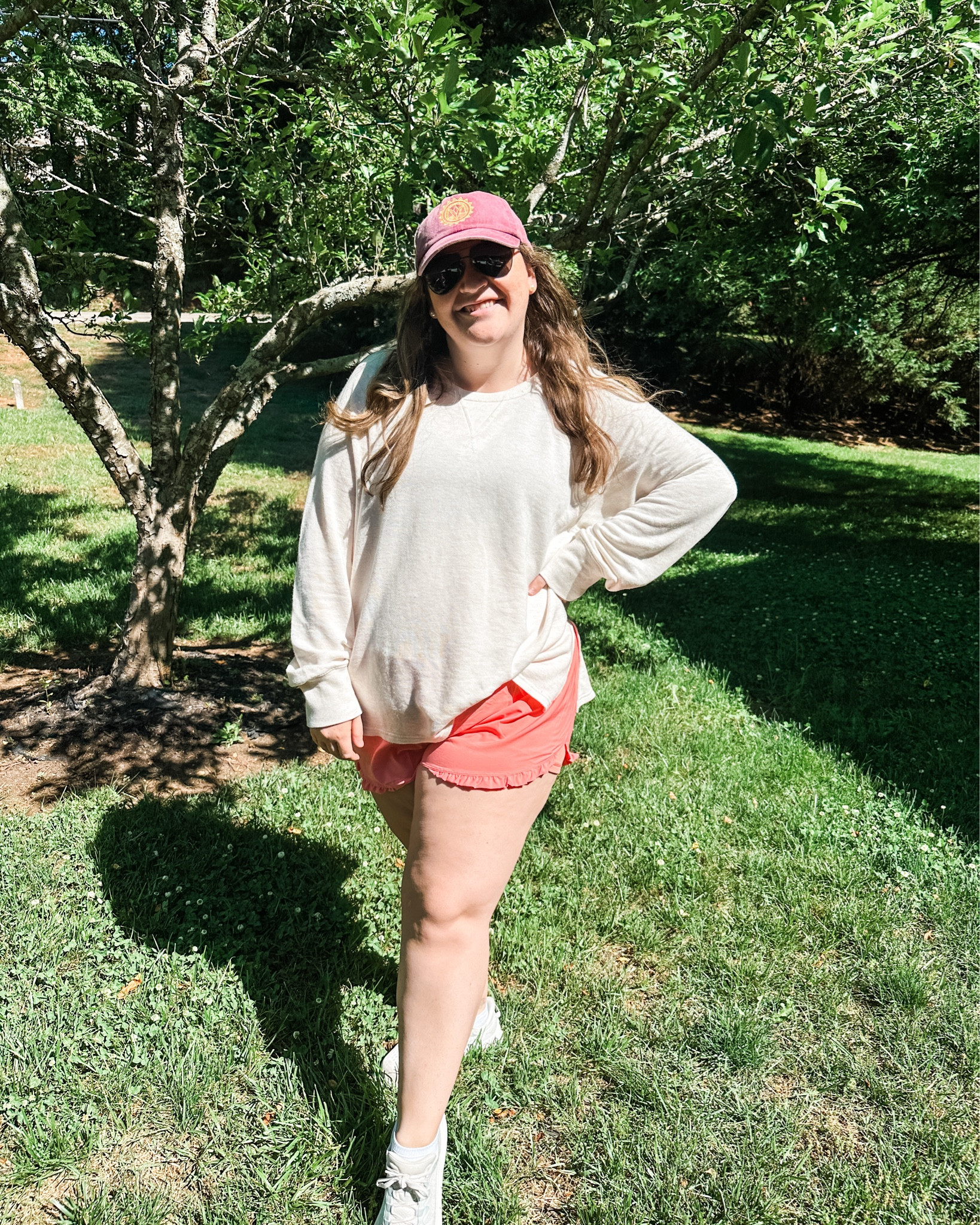 These shorts will be my summer obsession without a doubt. XL on top & bottom! 

#LTKActive #LTKMidsize #LTKootd