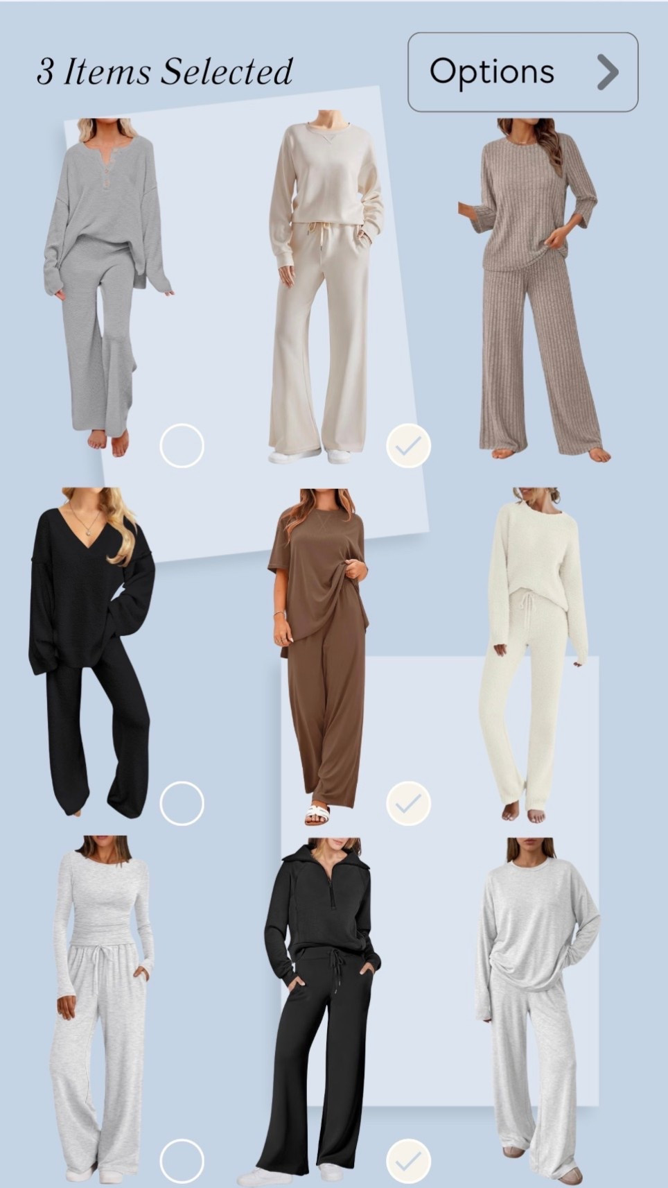 Amazon get ready lounge sets! 

Pjs, top, pants

#LTKootd #LTKgrwm #LTKSaleAlert