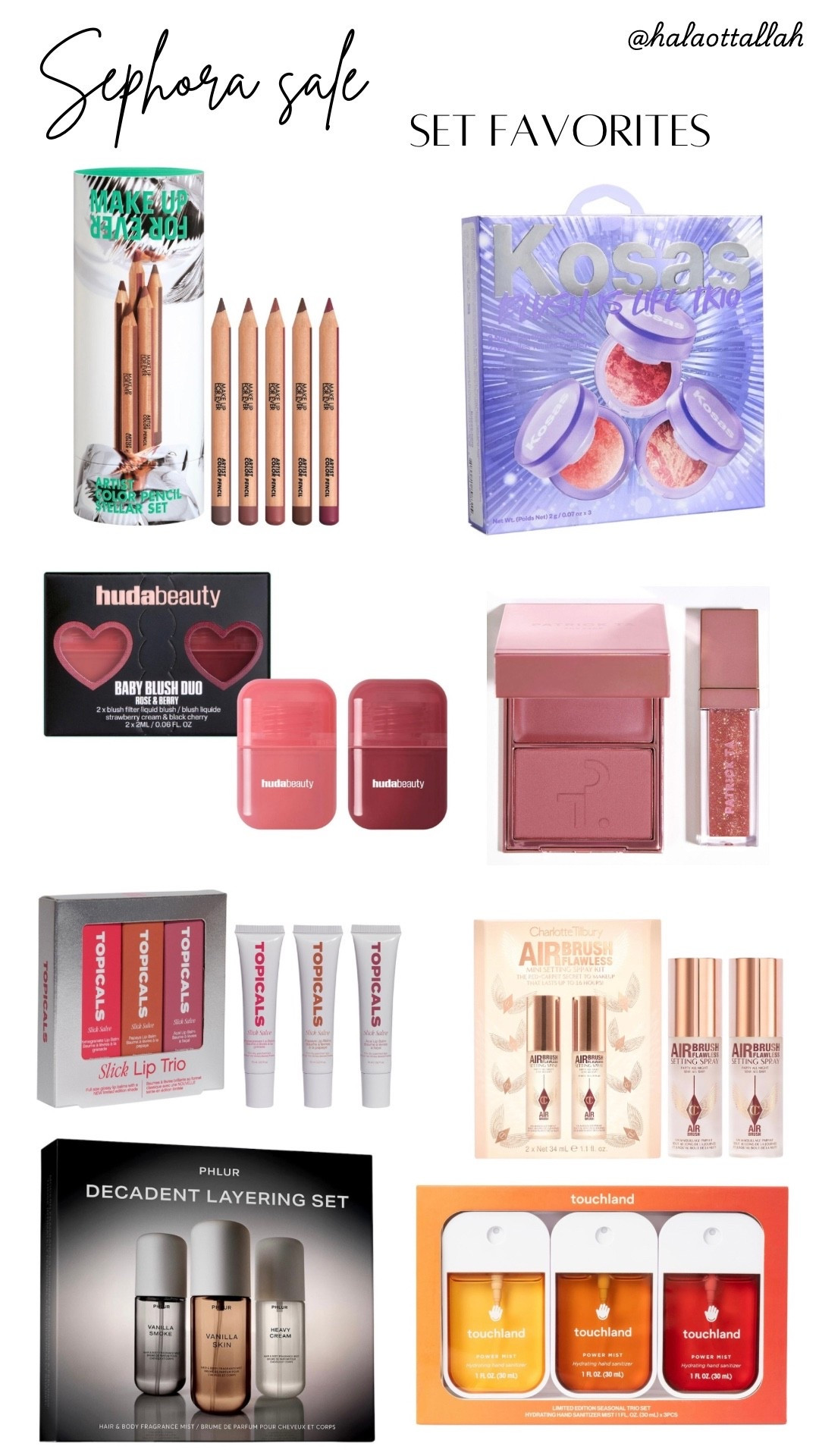 Sephora sale vale set favorites 💄
Code: EVERYTHING 

#LTKFindsUnder100 #LTKGiftGuide #LTKSaleAlert