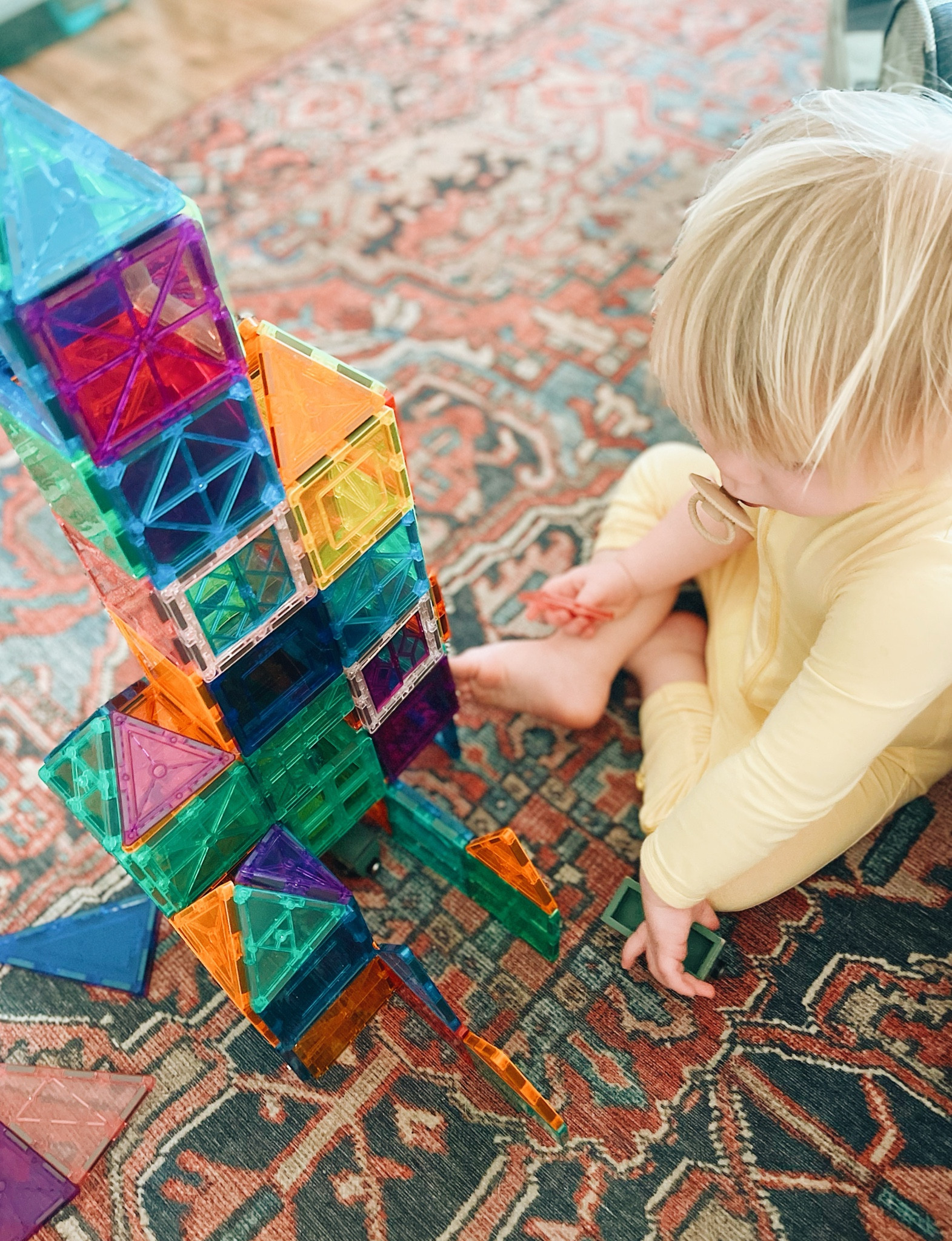 Fun with magnatiles 

#LTKKids #LTKGiftGuide #LTKFamily
