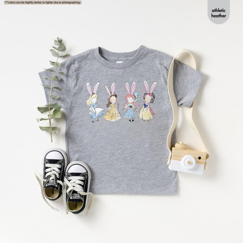 Easter Princess Shirt, Watercolor Easter Bunny Shirt, Girls Easter Gift, Princess Lover Tee, East... | Etsy (US)