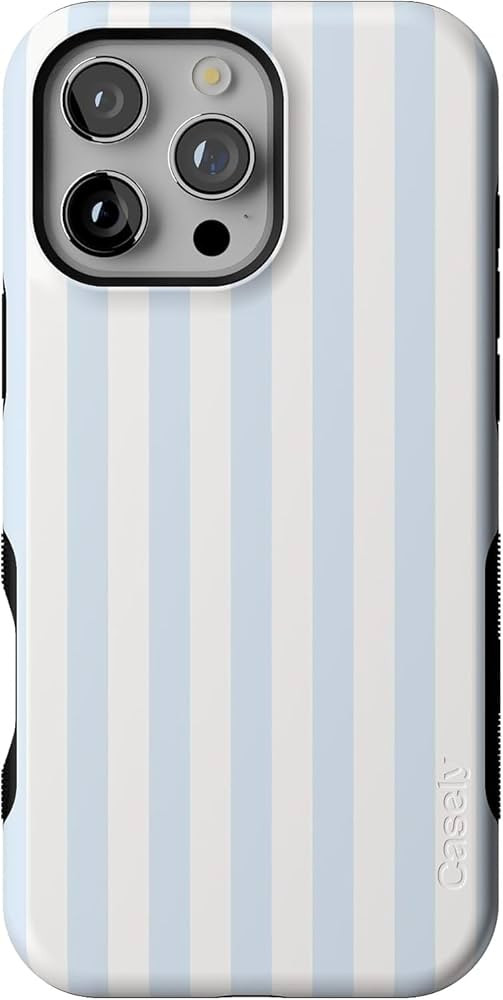 Casely iPhone 16 Pro Case | Blue Stripes | Sunday Best | Compatible with MagSafe | Bold Protectiv... | Amazon (US)