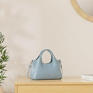 Iswee Genuine Leather Shoulder Bags Purses and Handbags for Women Satchel Designer Cross Body Hob... | Amazon (US)