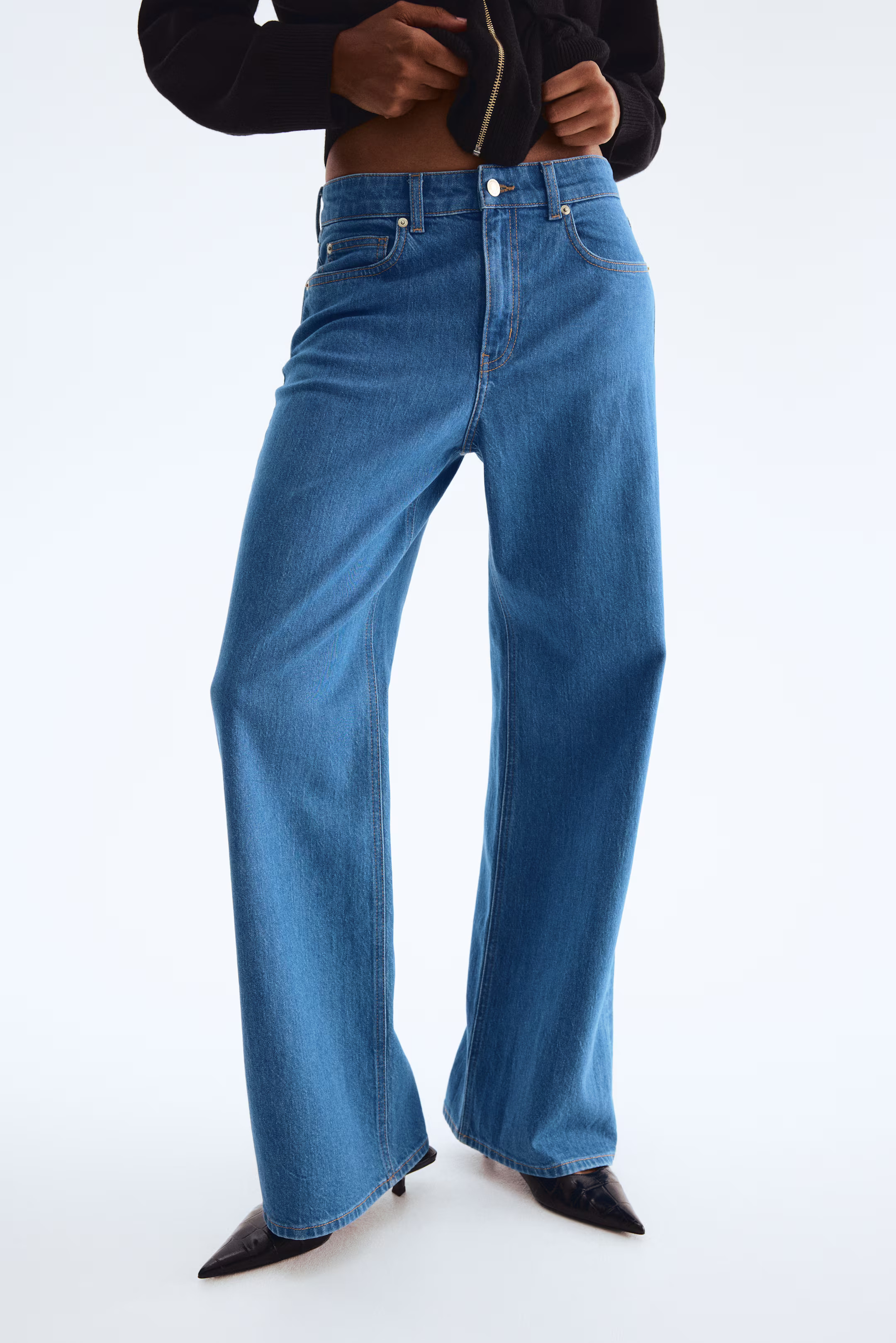 Harper High Rise Wide Leg Jeans | H&M (US + CA)