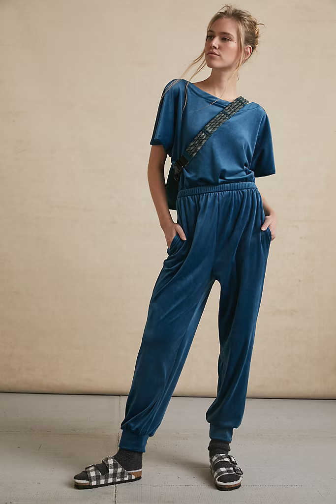 Linda Velvet Jumpsuit | Anthropologie (US)