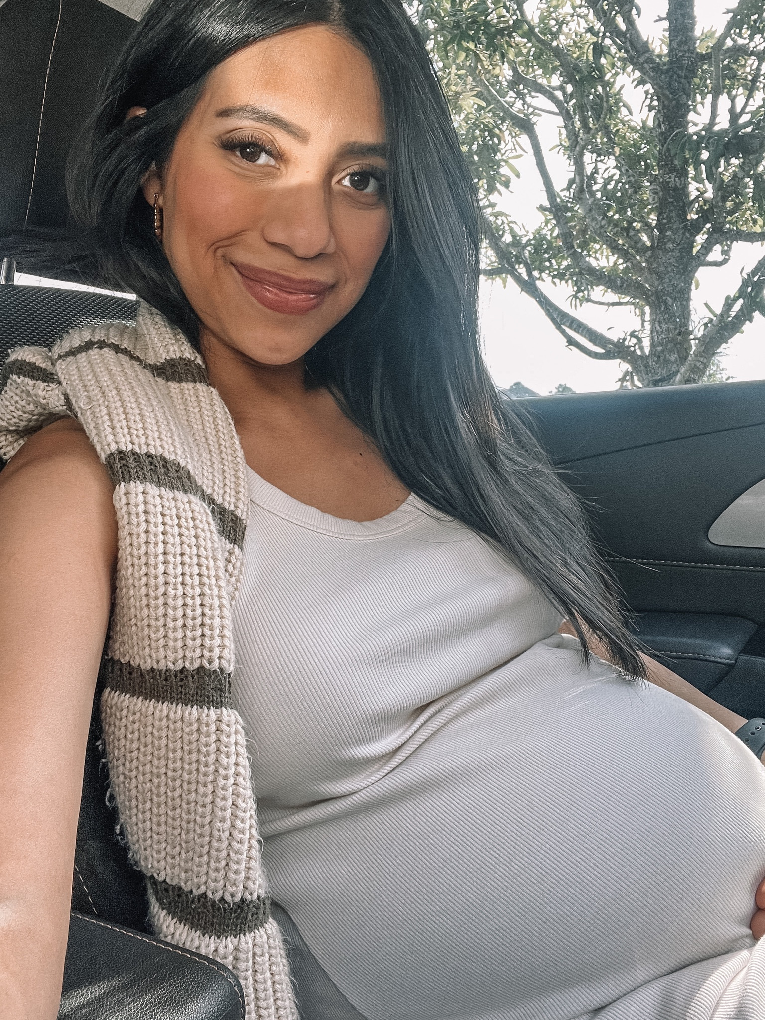 Ribbed Tank Dress/ Cream Dress/ Maternity Dresses/ Summer Tank Dress/ Size Medium 

#LTKworkwear #LTKbump #LTKunder50