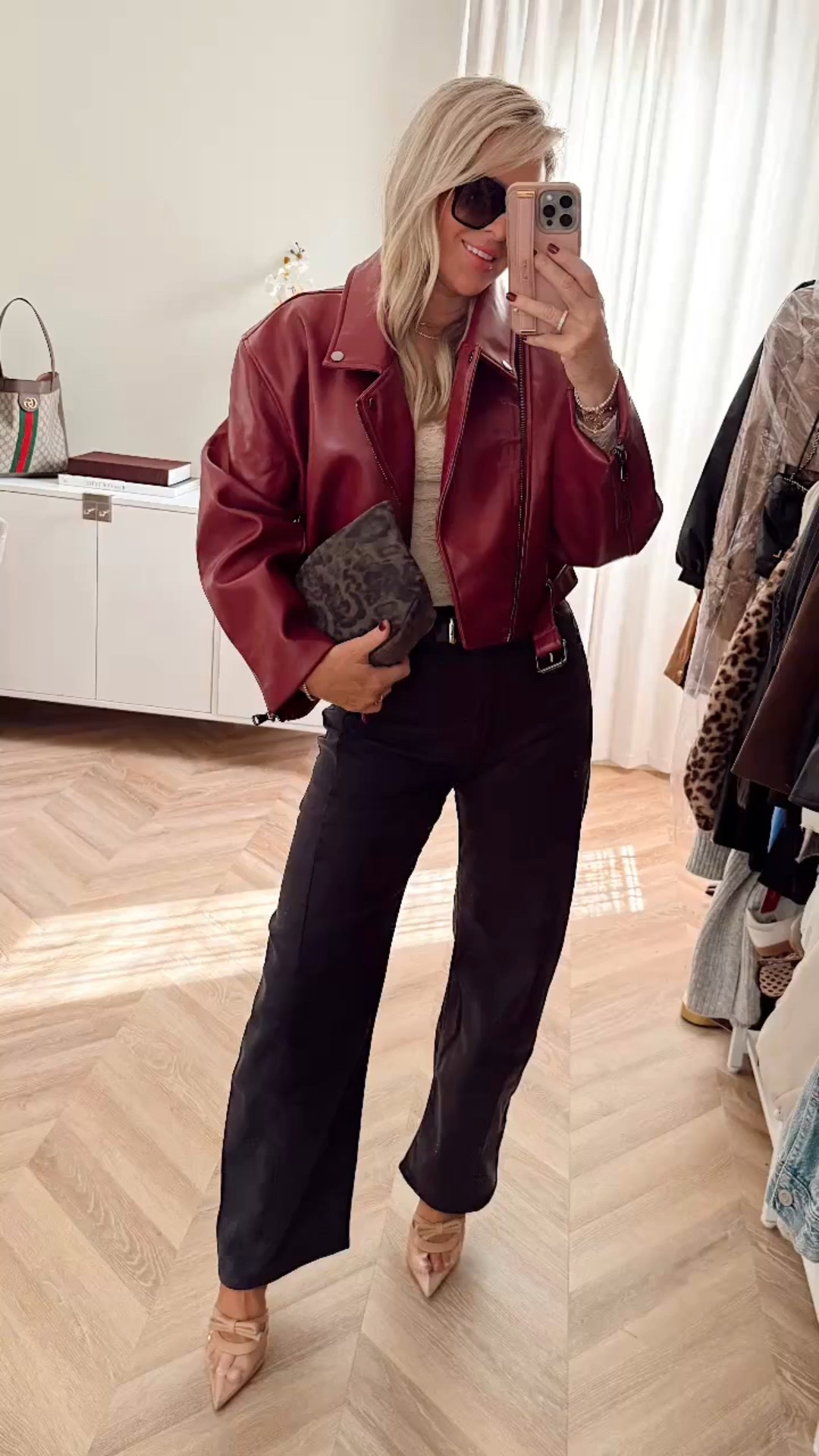 $50 off my jeans using code: CYBRRSF. My top is a fun lace long sleeve from Amazon! 

Fall style. Date night. Jeans. Denim. Jacket. Heels. Holiday style  

#LTKCyberWeek #LTKHoliday #LTKSaleAlert