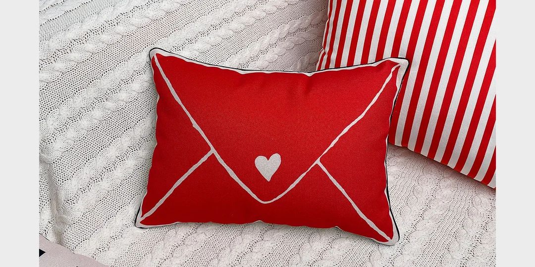 Heart Pillow | Love Lumbar Pillow | Valentine Throw Pillow | Valentine Gift | Gift For Her | Gift... | Etsy (US)