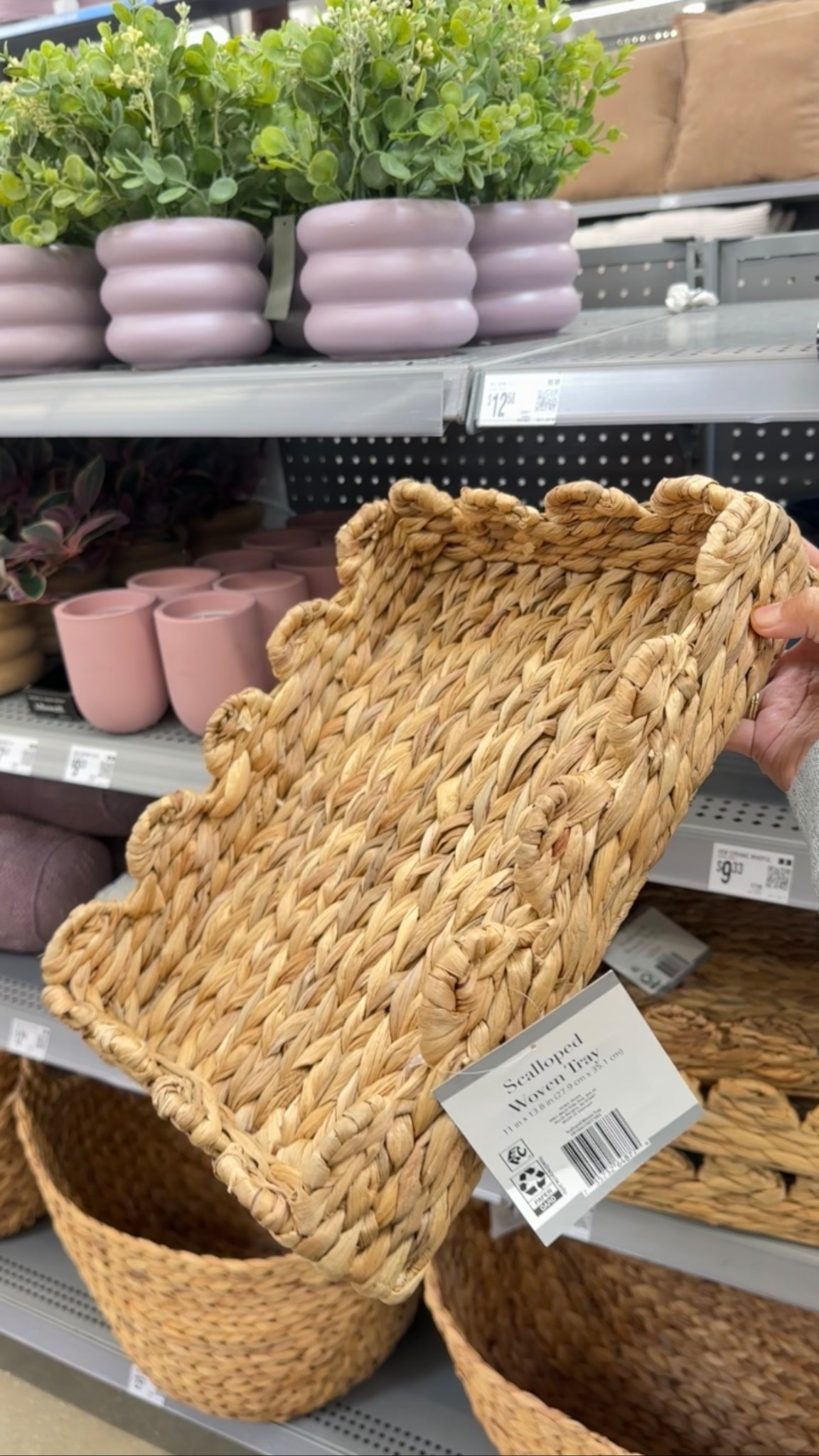 Elevate your coffee table or entryway with this stunning Scalloped Woven Tray. The perfect blend of texture and trend for your spring home decor! 🧺✨ 
Hashtags: #HomeDecor #WovenTraydesign #SpringDecor #TargetStyle #HomeOrganization

#LTKHome