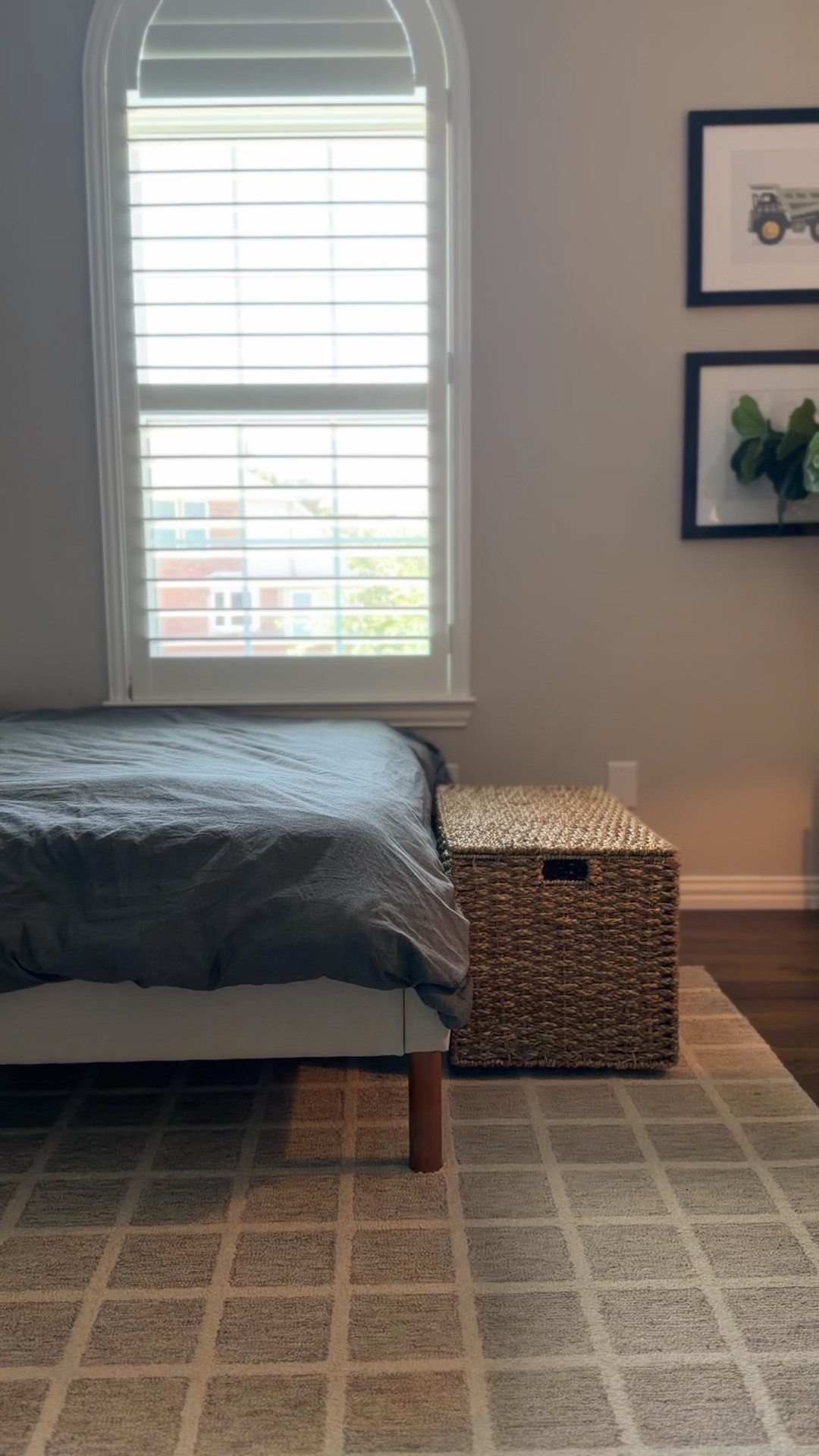 Large woven storage trunk from Walmart for $59! Perfect in a kids room or for blanket storage /playroom toy storage! ￼

#LTKHome #LTKKids