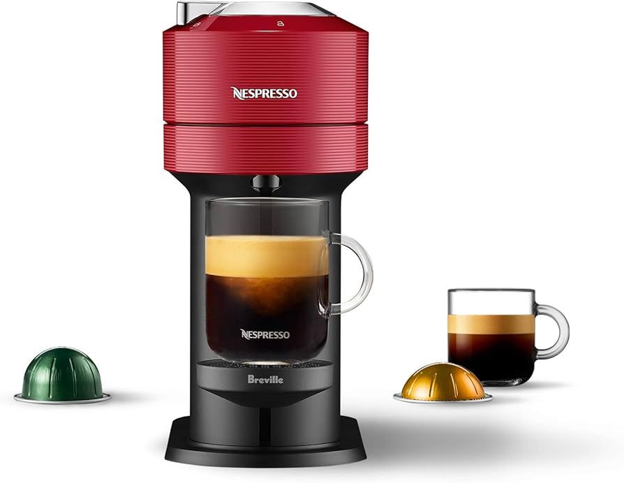 Nespresso Vertuo Next Coffee and Espresso Machine by Breville, Cherry Red, 1.1 Liters | Amazon (US)