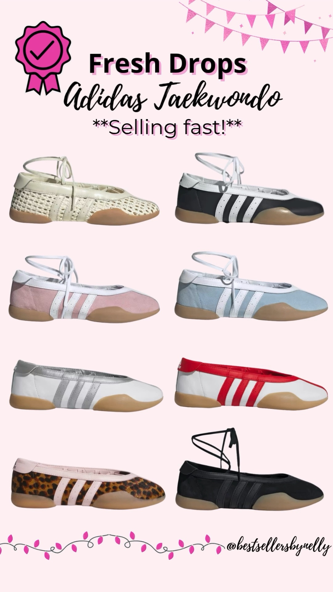 These adidas taekwondo shoes are that perfect mix of sporty + chic and super sleek😍😍

No surprise they’re going fast and a few styles are already almost sold out⚠️


adidas taekwondo shoes
adidas ballet flats
sporty chic shoes
balletcore trend
trending sneakers women
low profile sneakers
minimal sneakers
adidas women shoes
casual everyday shoes
street style sneakers
cute flat shoes
comfortable sneakers women
adidas stripes shoes
fashion sneakers 2026
viral sneakers women
soft aesthetic shoes
neutral sneakers women
leopard print sneakers
black flat sneakers
white sneakers women
pink sneakers outfit
blue sneakers women
red sneakers outfit
stylish walking shoes
everyday casual shoes
lightweight sneakers
trendy footwear women
outfit inspo shoes


#LTKfitnessgoals #LTKdayinmylife #LTKActive