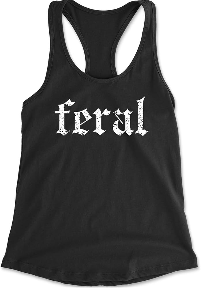 Feral Club Rat Festival Rave EDM Racerback Tank Top for Women, Soft, Flattering Fit | Amazon (US)