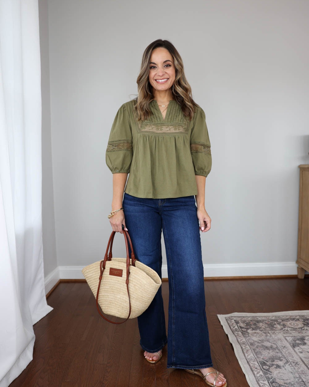 A few petite-friendly olive green tops for Fall!

Outfit 1:
Boho Top (J.Crew): XXS
Jeans (Quince): 24 short | 10" rise | 28" inseam | midnight blue
Gold sandals (Sam Edelman): tts

Outfit 2:
Jeans (Abercrombie): 25 extra short - sized up (second row down third wash option “medium")
Green top (Banana Republic Factory): xxs
Leopard flats (Dolce Vita): tts

Outfit 3:
Green top (BR Factory): xxs
Brown pants (Quince): 0 short - 11” rise 24” inseam
Belt (Quince): xs in mushroom
Pointed toe flats (Sam Edelman): true to size 

Fall outfits, petite fashion, casual outfits

#LTKPetite #LTKSaleAlert #LTKSeasonal