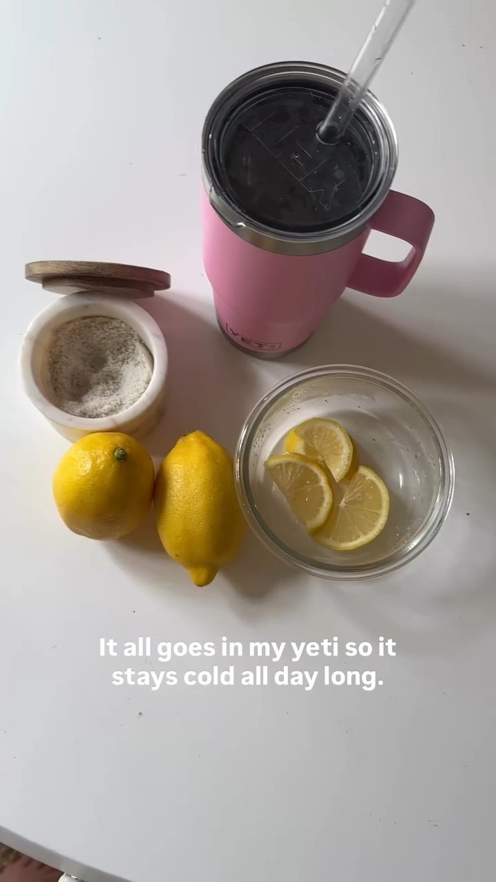 It’s blazing outside. Here’s how I stay hydrated for real.
✔️ Filtered water (tastes better = I drink more)
✔️ Nugget ice = keeps it extra cold so I actually want to sip
✔️ A pinch of Celtic sea salt — because it’s packed with trace minerals that help your body absorb water more effectively
✔️ Fresh lemon — adds vitamin C and natural electrolytes, plus makes it taste amazing
✔️ My Yeti bottle keeps it cold literally all day

This combo has been a game changer during this heat wave.

Everything I use is linked in my Amazon storefront if you want to try it too! Drop a🧊and I’ll send you the link.
.
.
.
.

#hydrationhack #heatwave #nuggetice #yeti #filteredwater #momhacks #amazonfinds #staycool

#LTKU #LTKBeauty #LTKFindsUnder50