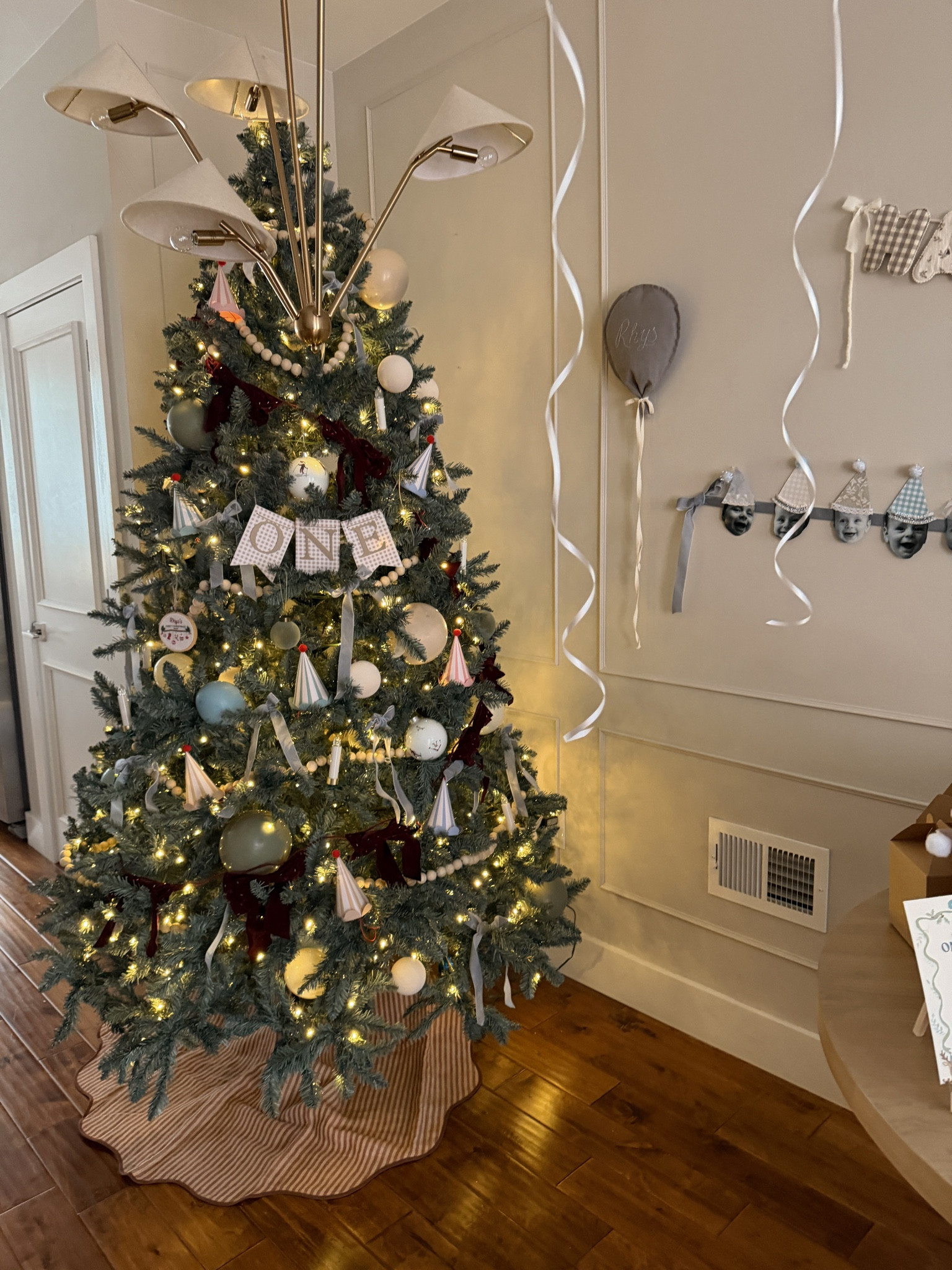 The birthday tree! With my sons first birthday kicking of the holiday season - we made the theme of his first birthday party the most ONE-derful time of the year and we decorated the tree as a first birthday tree! 

#LTKBaby #LTKHoliday #LTKHome