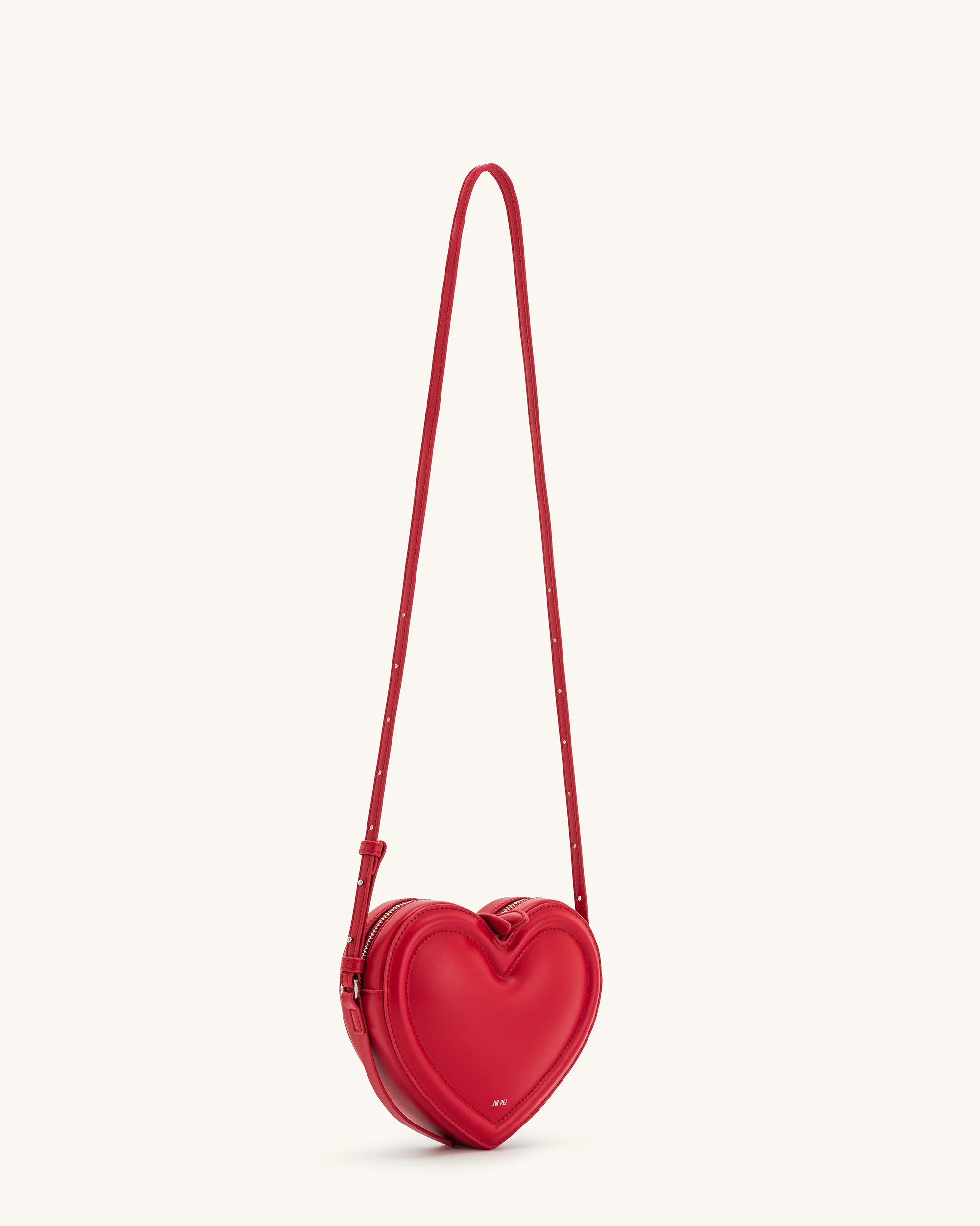 Arlene Heart Shaped Bag - Magenta | JW PEI US