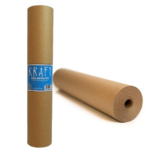 Kraft Brown Paper Roll 30" x 2,400" (200 ft) – 100% Recyclable Craft Construction and Packing Paper for Use in Moving, Bulletin Board Backing and Paper Tablecloths | Amazon (US)