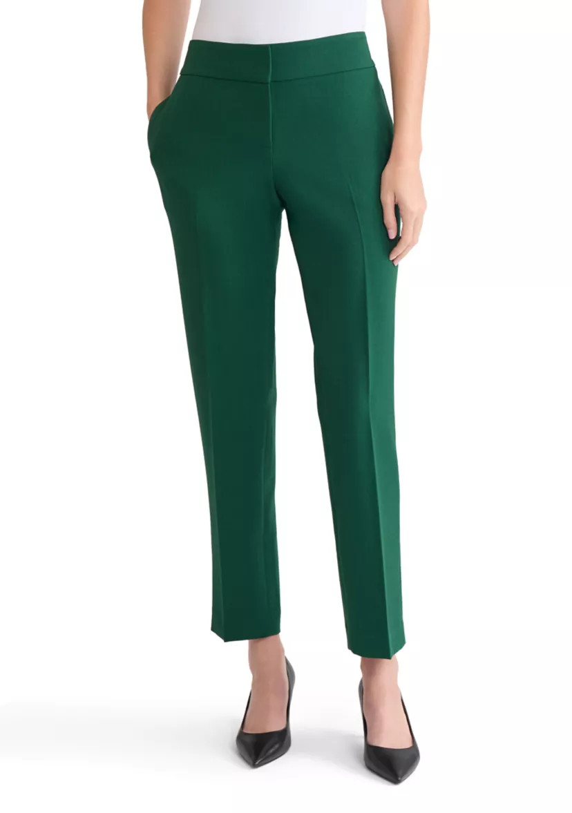 Women's Stretch Crepe Slim Pants | Belk