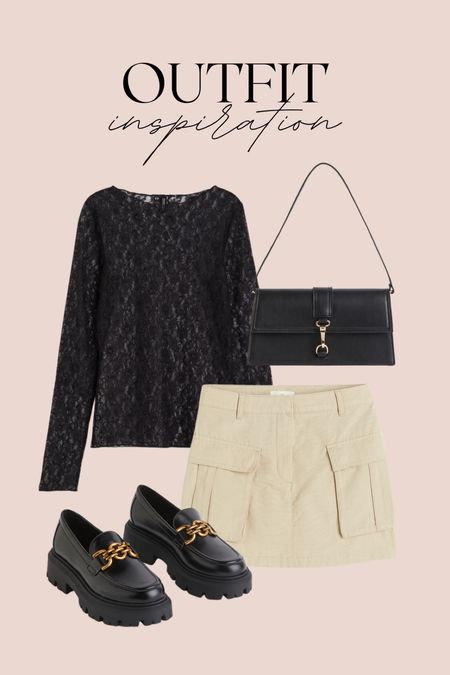 Summer Outfit Inspo ✨
cargo skirt, summer outfits, platform loafers, shoulder bag, summer outfit ideas

#LTKstyletip #LTKunder50 #LTKBacktoSchool