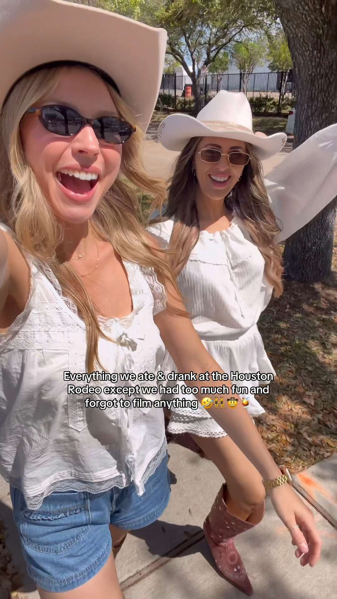 Houston rodeo outfits! S in top, size 2 in shorts! Size up .5 in boots 

 