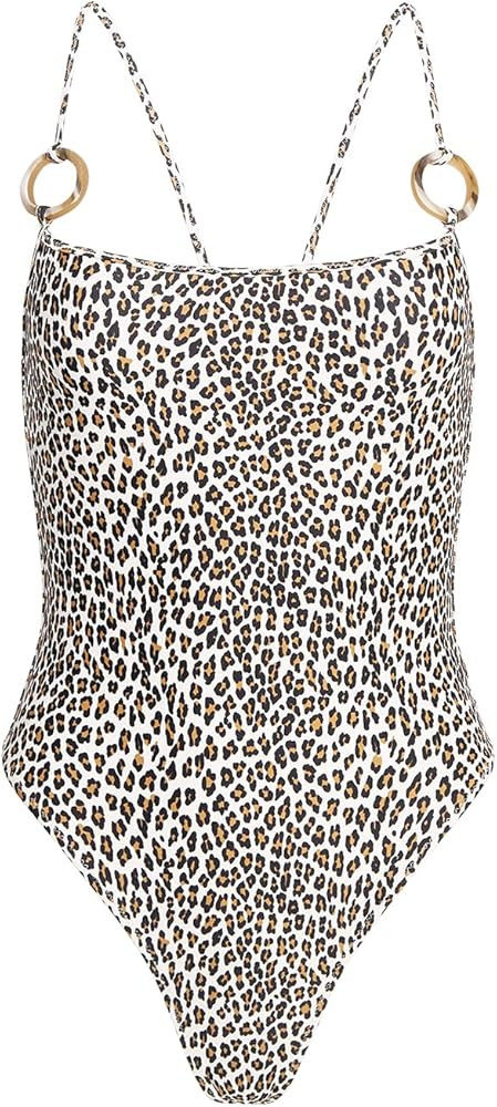 Tropic of C Women's The Orb C One Piece – Ring Detail – Peach Perfect Fabric - by Candice Swanepoel | Amazon (US)