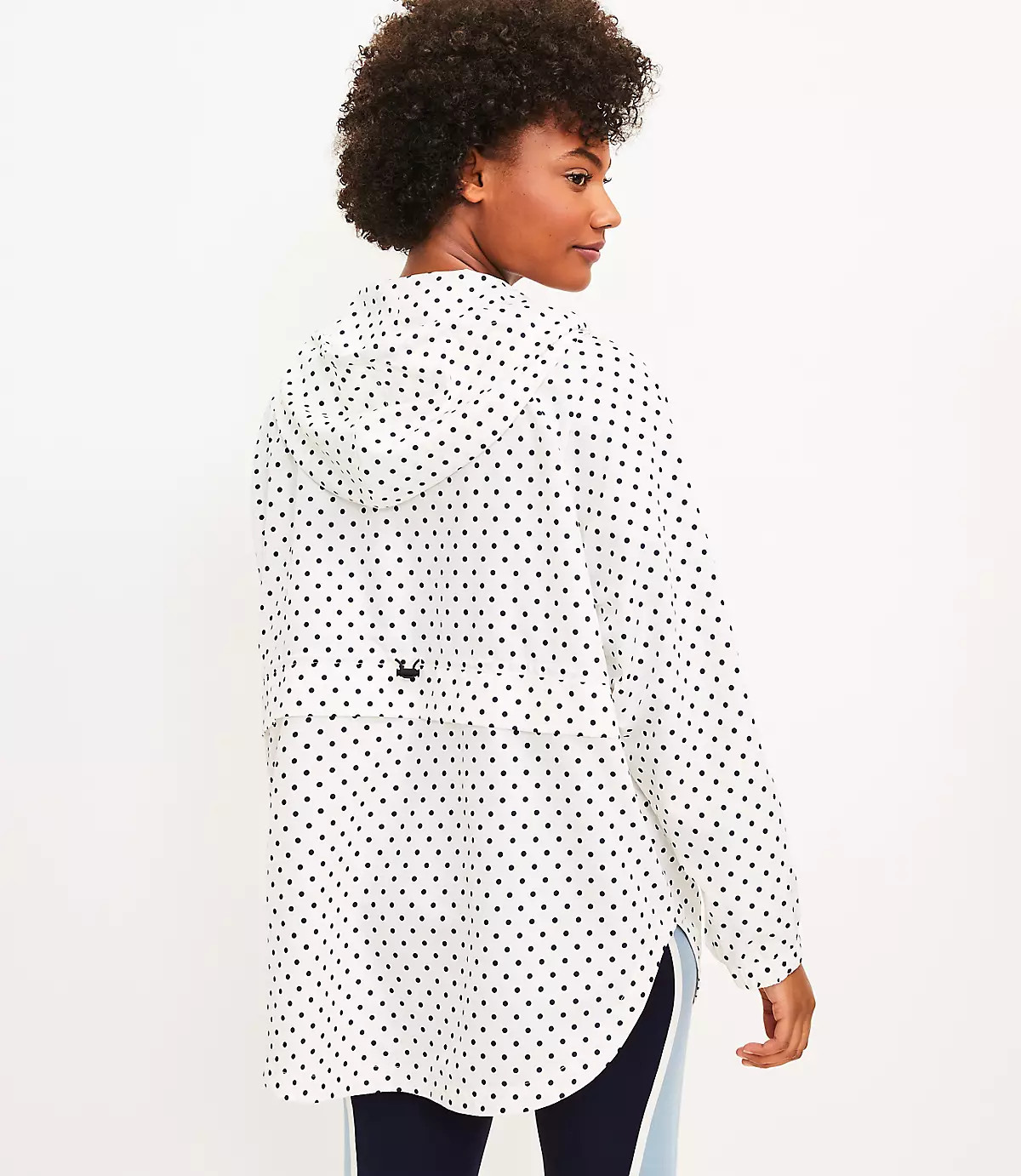 Lou & Grey Polka Dot Windbreaker Jacket | LOFT