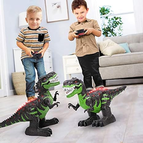 TEMI 8 Channels 2.4G Remote Control Dinosaur for Kids Boys Girls, Electronic RC Toys Educational ... | Amazon (US)