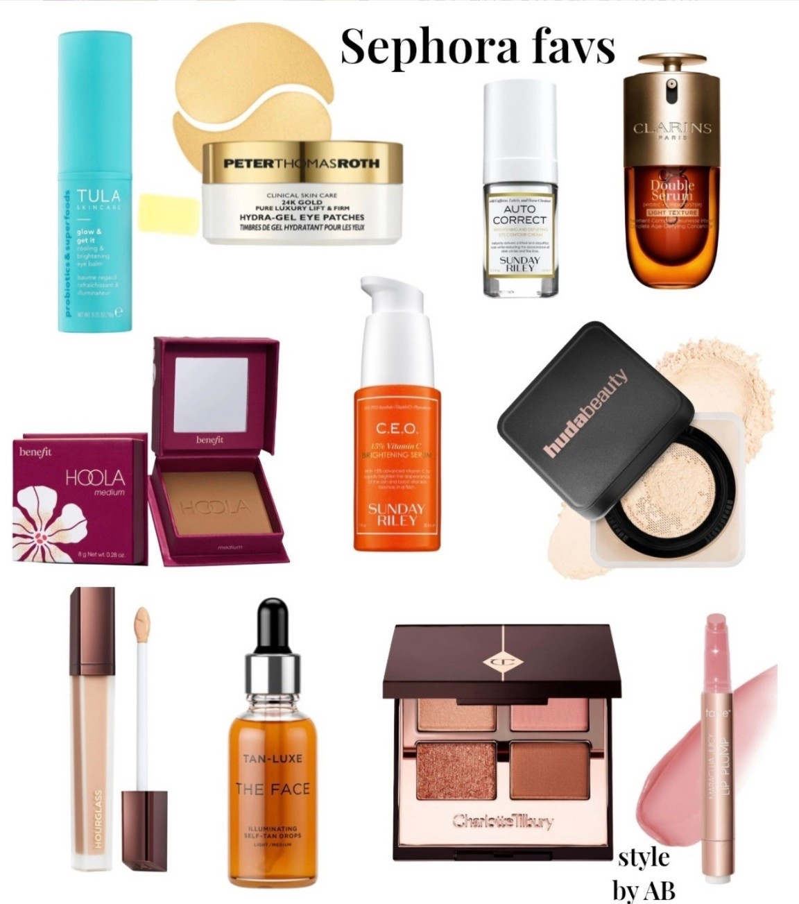 It’s time for a restock so I’m sharing again my Sephora favs! Restocking on my undereye concealer, Huda beauty setting powder, self tanning face drops, and gold under eye masks

Huda Beauty - I use the color “Pound Cake” - it has the best name haha and best smell! 

#LTKFindsUnder50 #LTKU #LTKBeauty