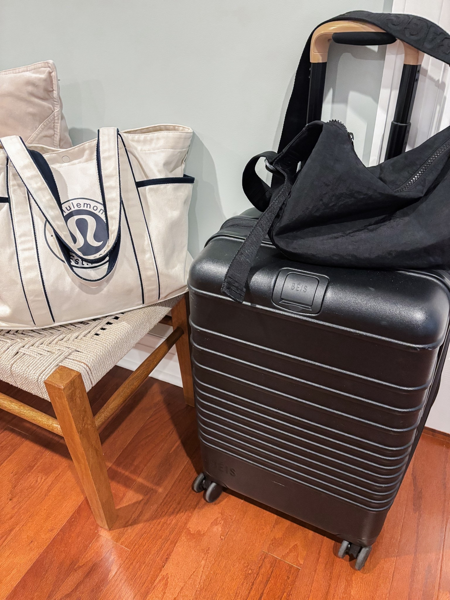 BEIS is my go-to for travel—obsessed with their color options, and I have the Weekender plus a few other faves! My Lululemon tote is perfect for summer trips and doubles as a beach/pool bag. The BAGGU sling is SO easy to throw on—I use it nearly every day

#LTKTravel #LTKItBag #LTKSeasonal