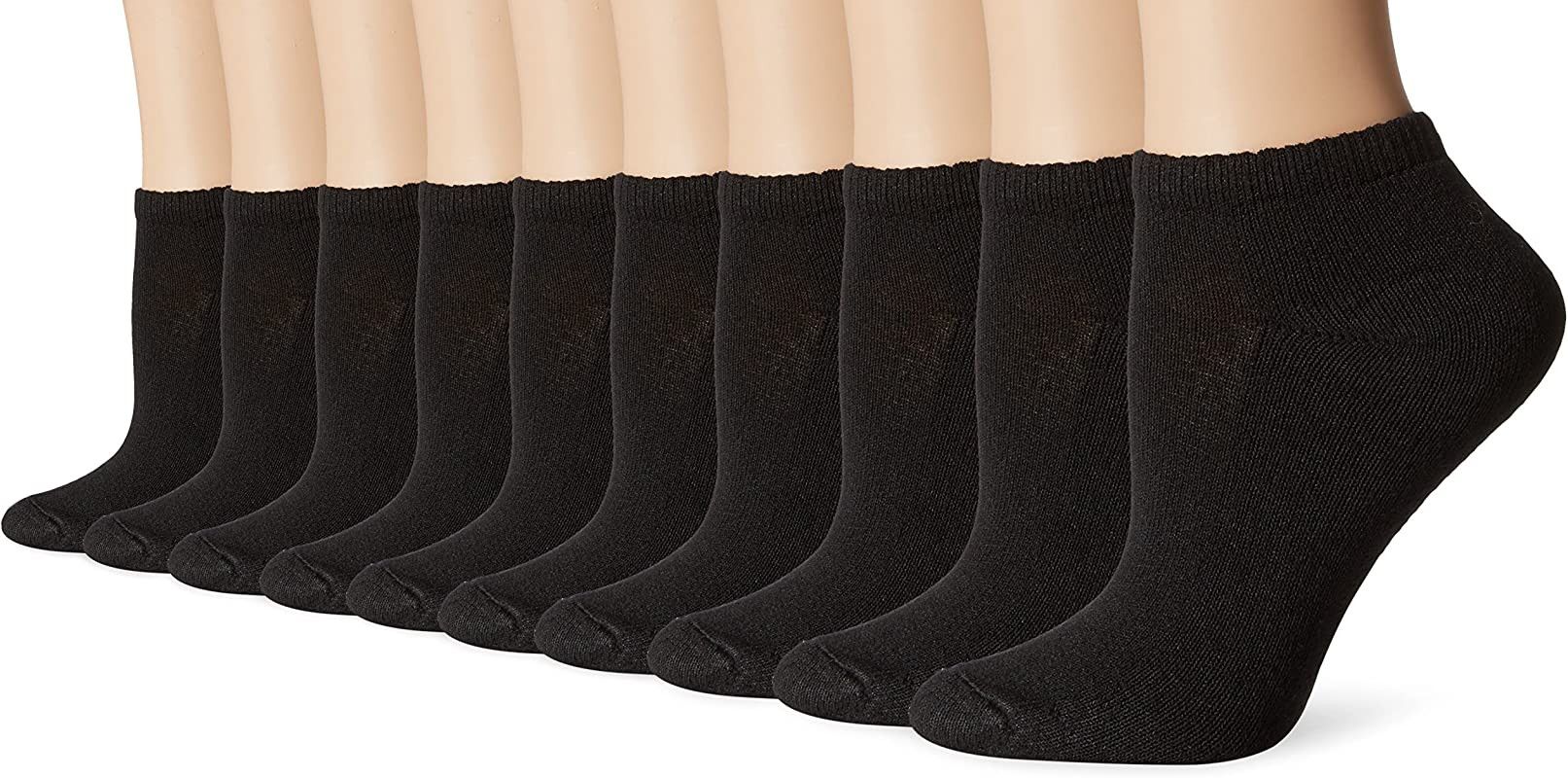 Hanes Women's 10-Pair Value Pack Low Cut Socks | Amazon (US)