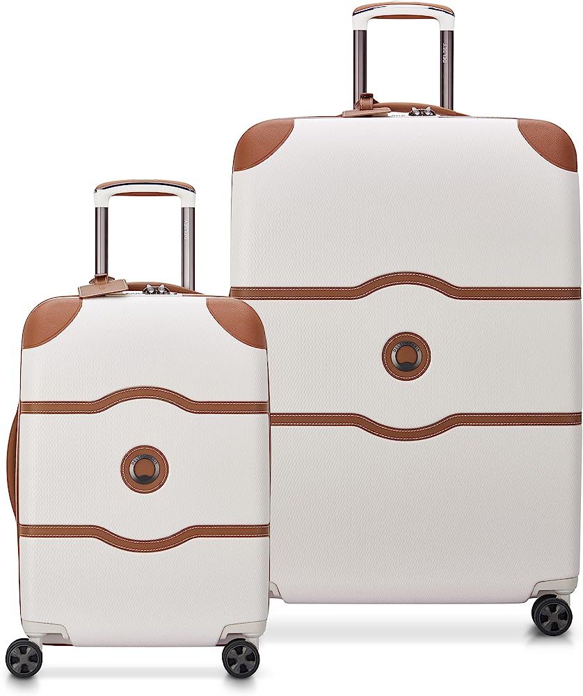 DELSEY Paris Chatelet Hardside 2.0 Luggage with Spinner Wheels, Angora, 2 Piece Set 21/28 | Amazon (US)