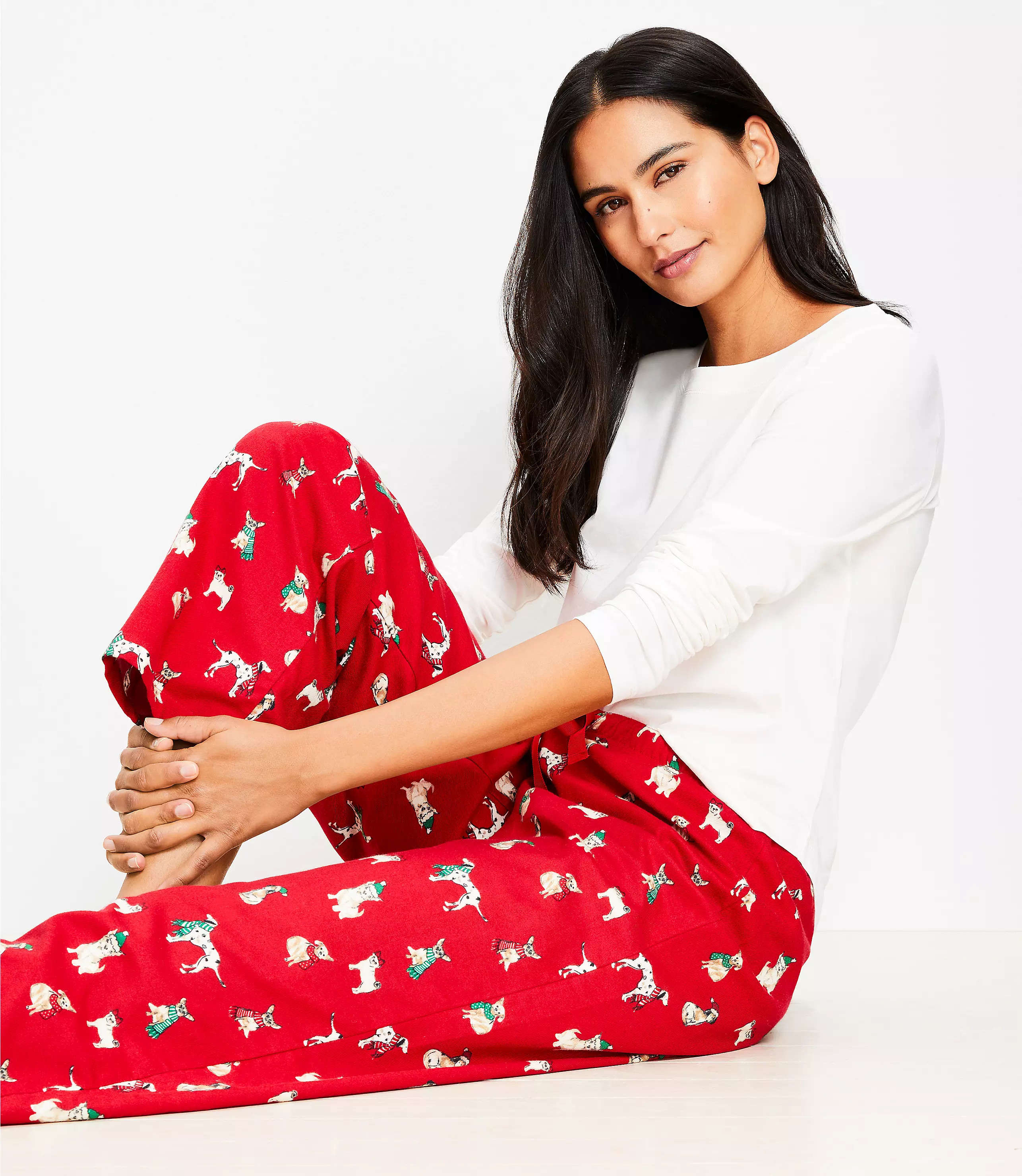 Holiday Dog Pajama Pants | LOFT